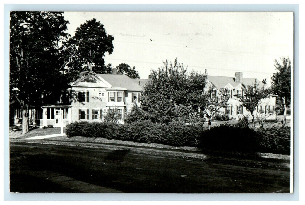 c1950's Road View And Houses Petersham Massachusetts MA RPPC Photo Postcard