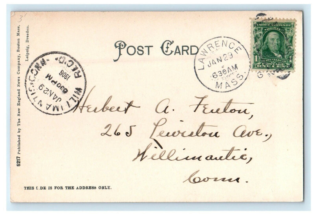 1906 A View Of Nantasket Beach, Nantasket Massachusetts MA Antique Postcard