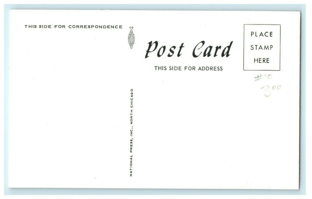 Mitchell's Carriage House Amboy Illinois c1940 Vintage Antique Postcard