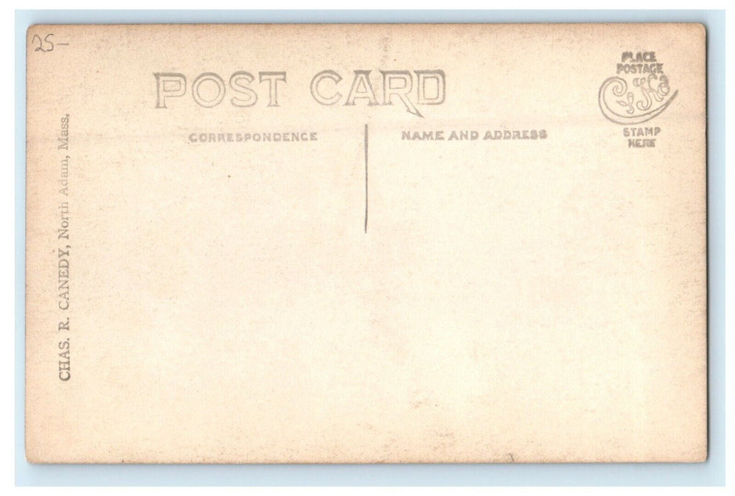 c1910's The Rock Cut Half Way Turn Mohawk Trail MA RPPC Photo Antique Postcard