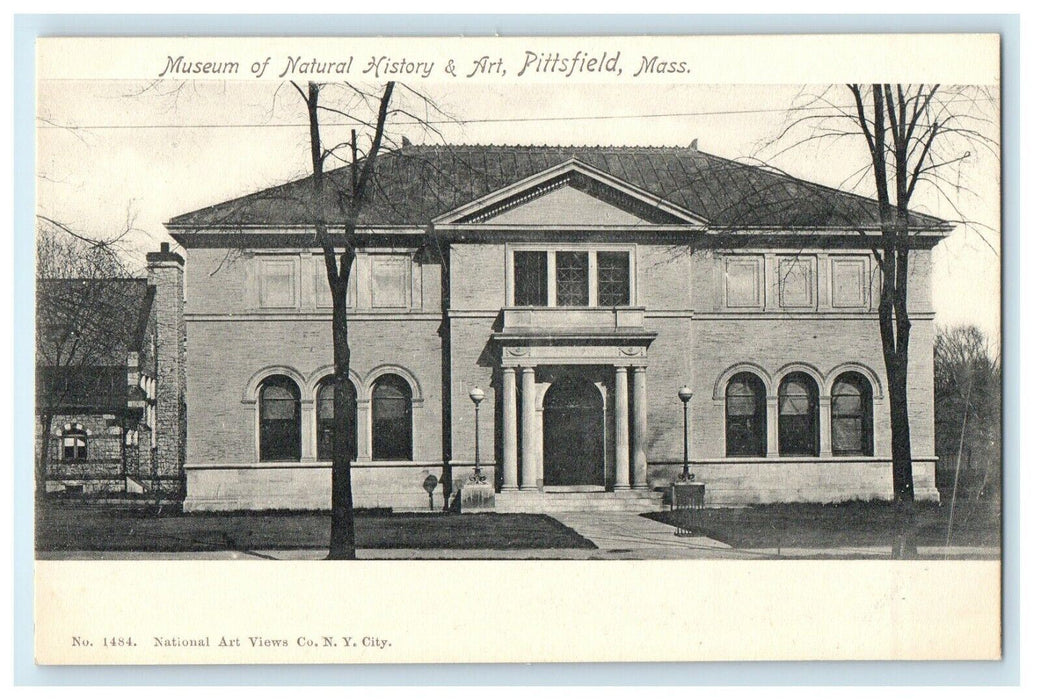 Museum Of Natural History & Art Pittsfield Massachusetts MA Unposted Postcard