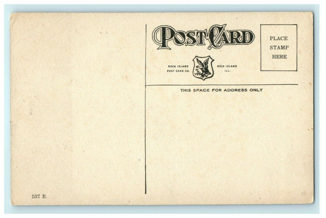Scene on Pine Creek Dixon Illinois c1910 Rock Island Vintage Antique Postcard