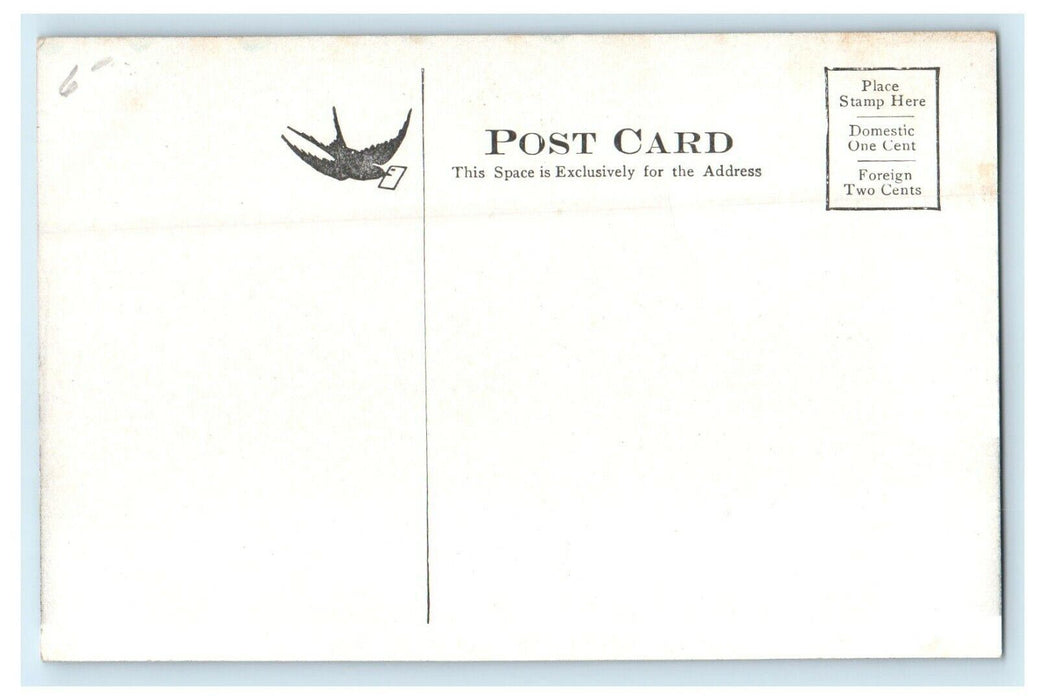 c1912 Lawrence Memorial Library, Pepperell, Massachusetts MA Antique Postcard