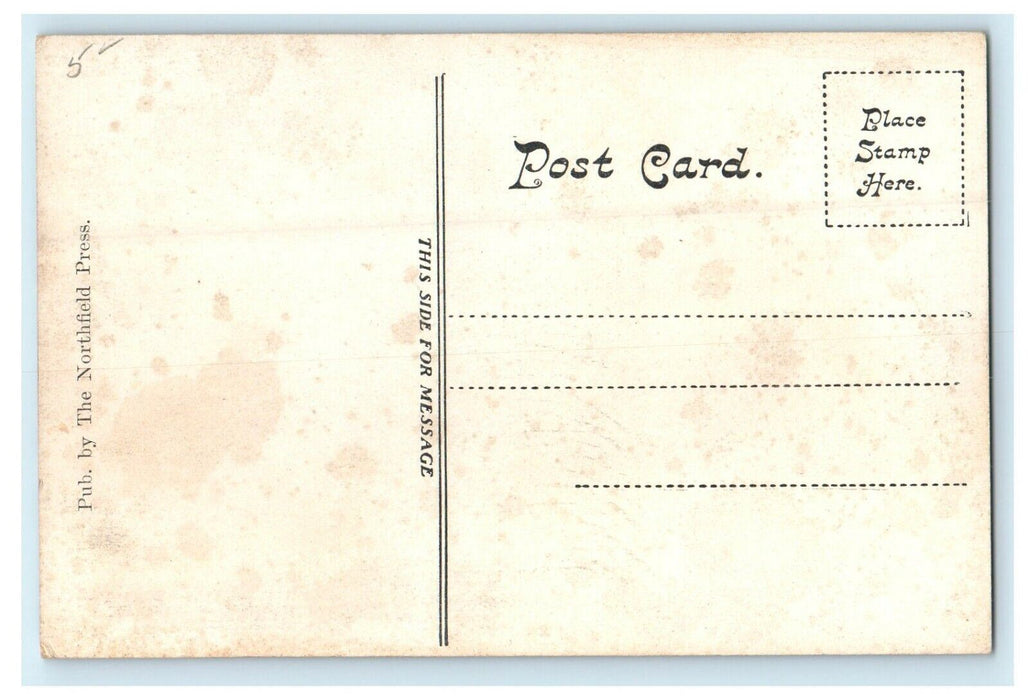 c1910 View Of High School Building Northfield Massachusetts MA Unposted Postcard