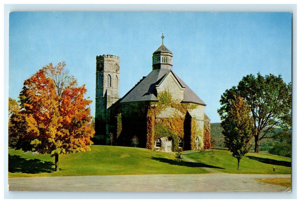 Memorial Chapel Mount Hermon Boys School Northfield Massachusetts MA Postcard