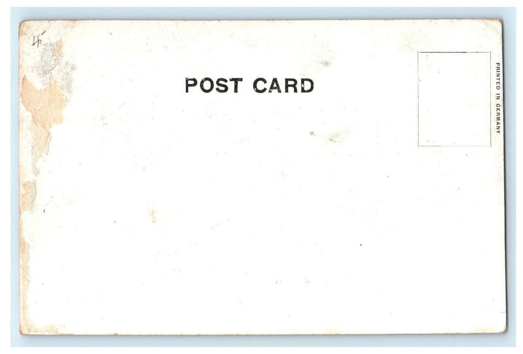 c1905 Park Square Scene View Buildings Pittsfield Massachusetts MA UDB Postcard