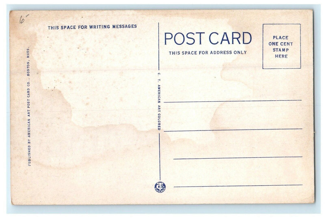 The Highland And Jetties Town Bathing Beach Oak Bluffs Massachusetts MA Postcard