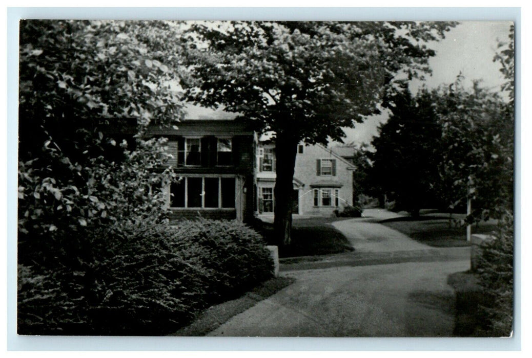 c1950's Road Way Home House Petersham Massachusetts MA RPPC Photo Postcard
