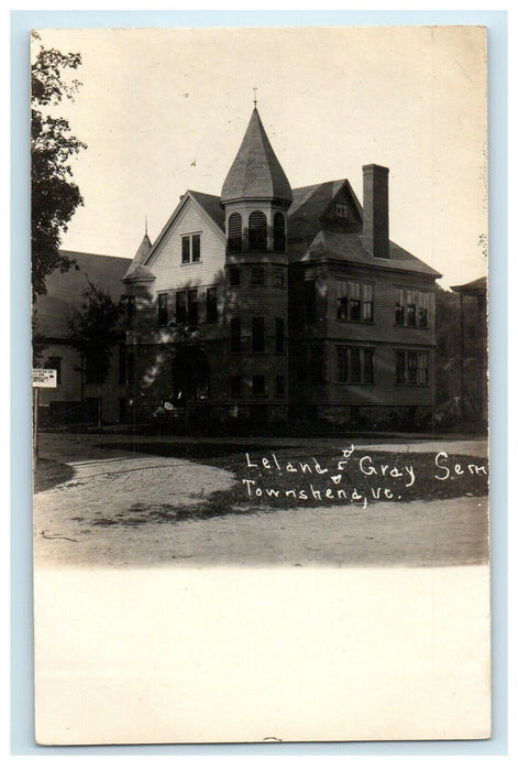 c1905 Leland And Gray Sern Townshend Vermont VT RPPC Photo Antique Postcard