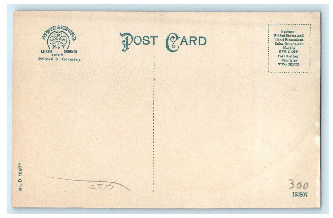 c1910's The Columbus Building Street View Harrisburg Pennsylvania PA Postcard