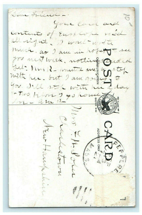 c1913 Tennis Courts, Pepperell Country Club Pepperell, Massachusetts MA Postcard