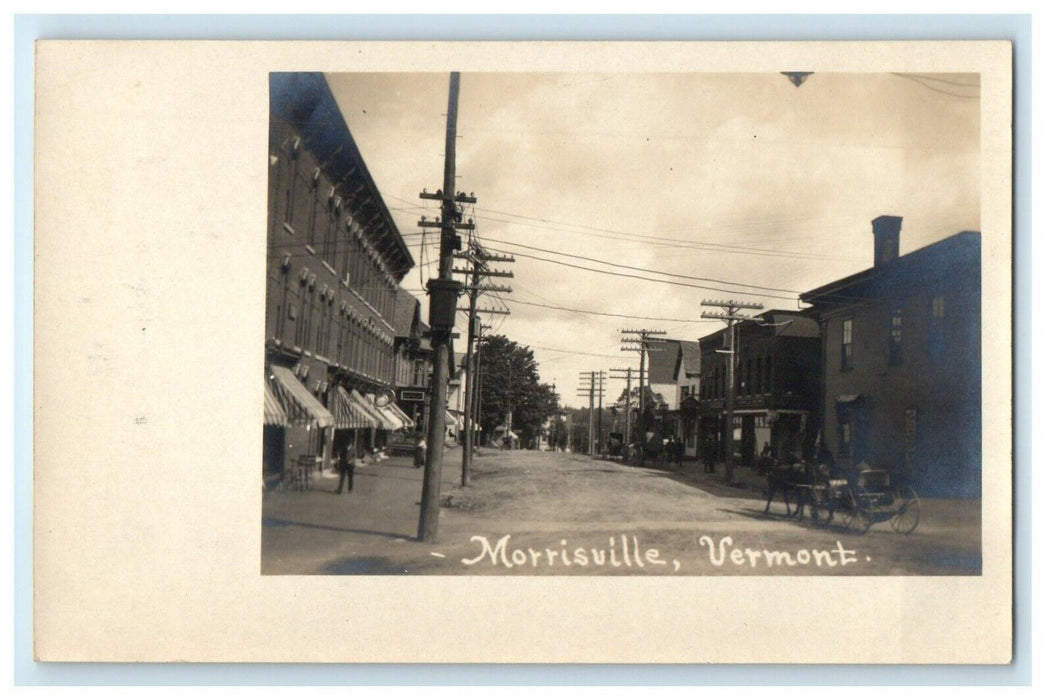 c1905 Hall And Cheney Morrisville Vermont VT RPPC Photo Antique Postcard