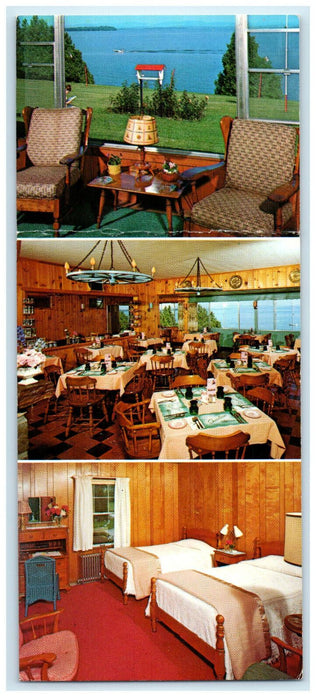 c1960s Shore Acres Resort Motel North Hero Island Vermont VT Postcard