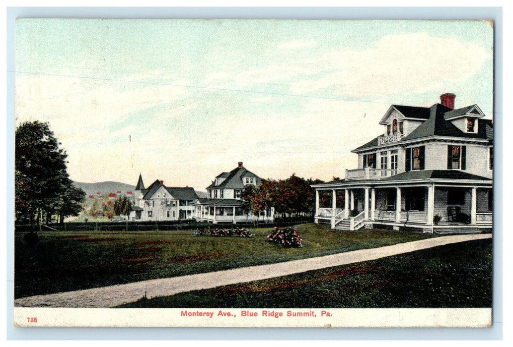 1909 Monterey Ave. Blue Ridge Summit, Pennsylvania PA Posted Postcard