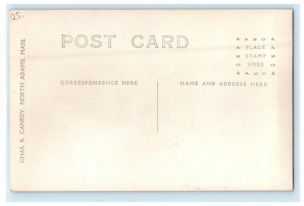 c1910's Near Charlemont On The Road Mohawk Trail MA RPPC Photo Antique Postcard
