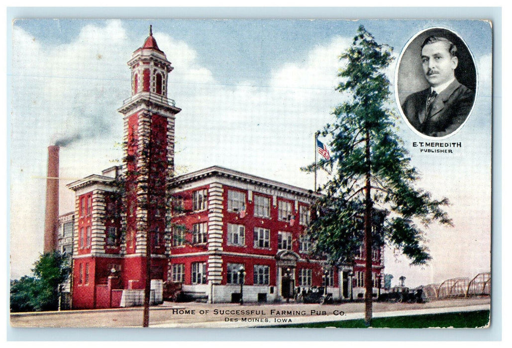 c1910 ET Meredith, Pub, Successful Farming Pub Co. Des Moines Iowa IA  Postcard