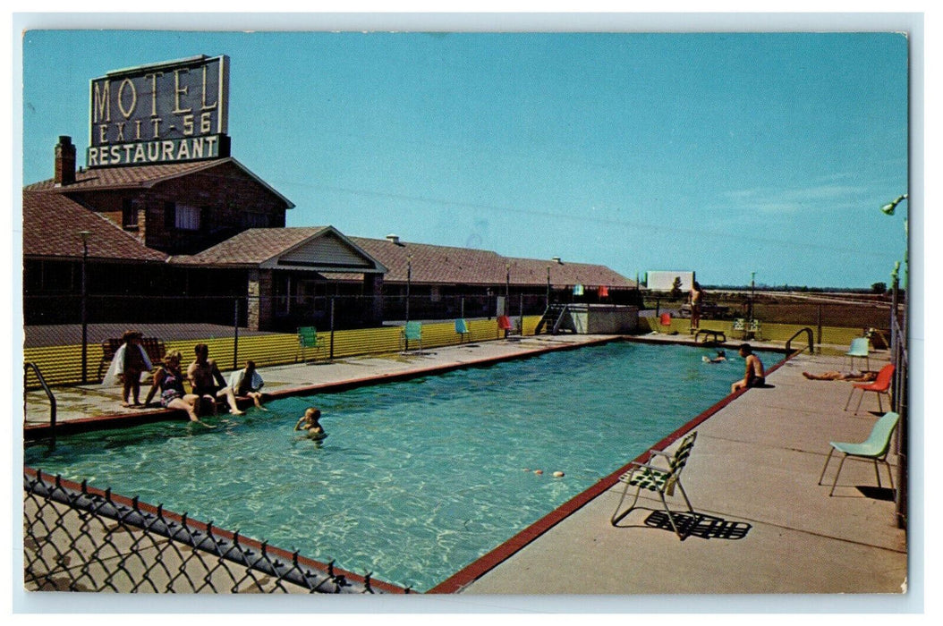 1969 Motel Exit 56 4344 Milestrip Rd. Blasdell New York Postcard