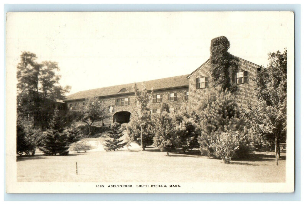 1949 Adelynrood South Byfield Massachusetts MA RPPC Photo Vintage Postcard