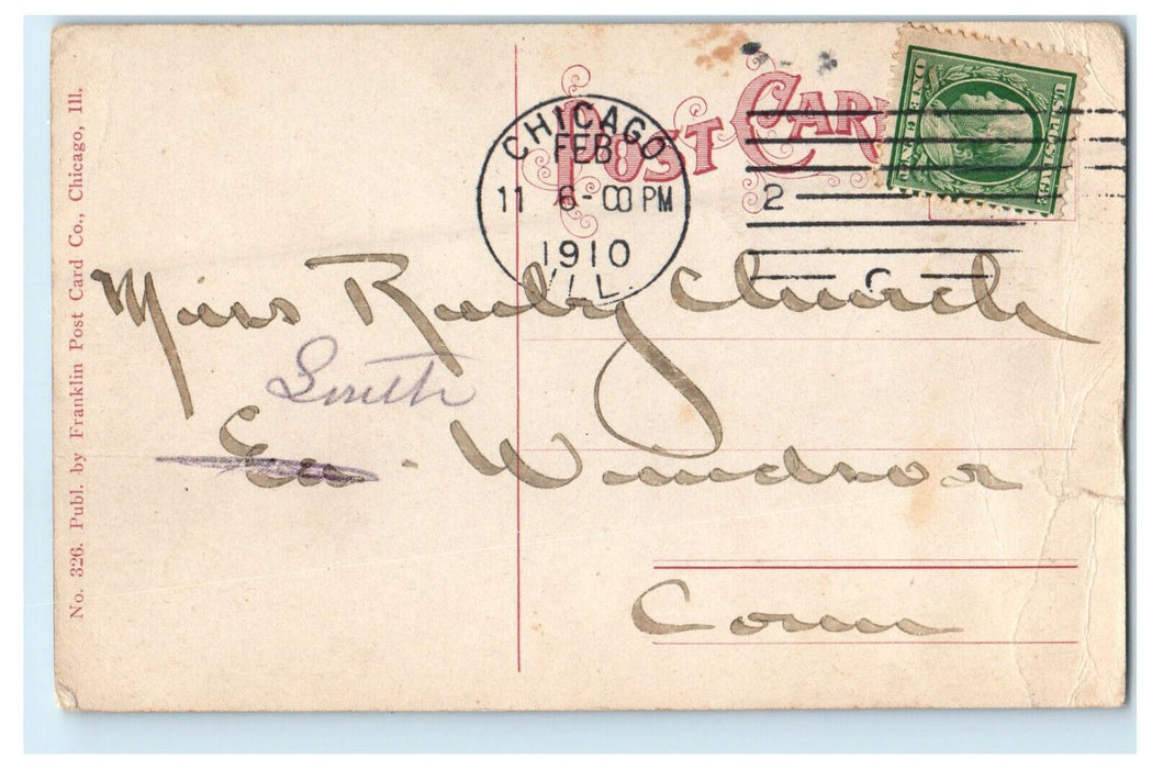1910 Hotel La Salle, La Salle and Madison Streets, Chicago Illinois IL Postcard