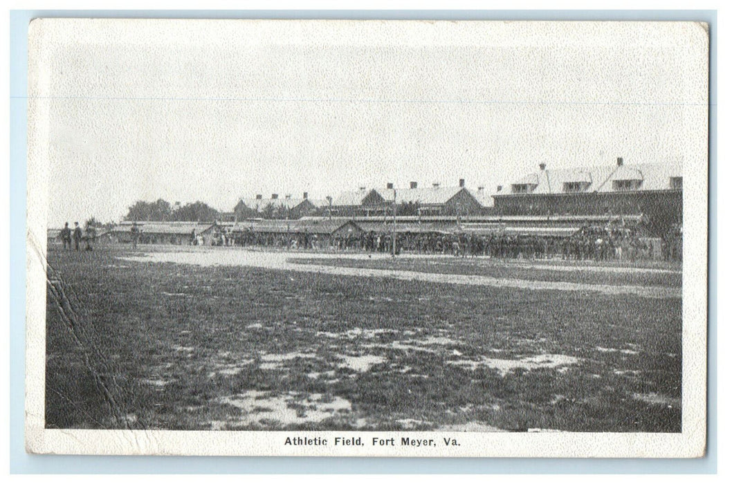 c1910s Athletic Field, Fort Meyer Virginia VA Unposted Antique Postcard