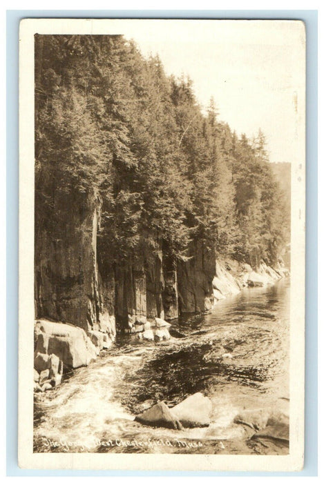 c1920's The Gorge West Chesterfield Massachusetts MA RPPC Photo Antique Postcard