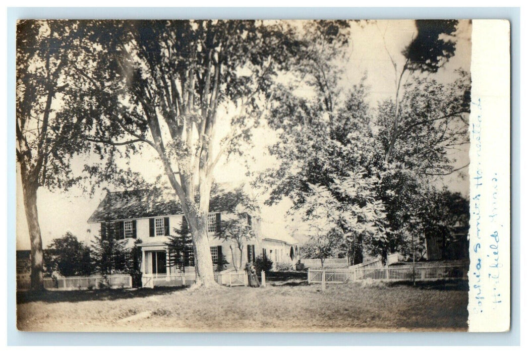 1921 Sophia Smith Homestead Halfield Massachusetts MA RPPC Photo Postcard