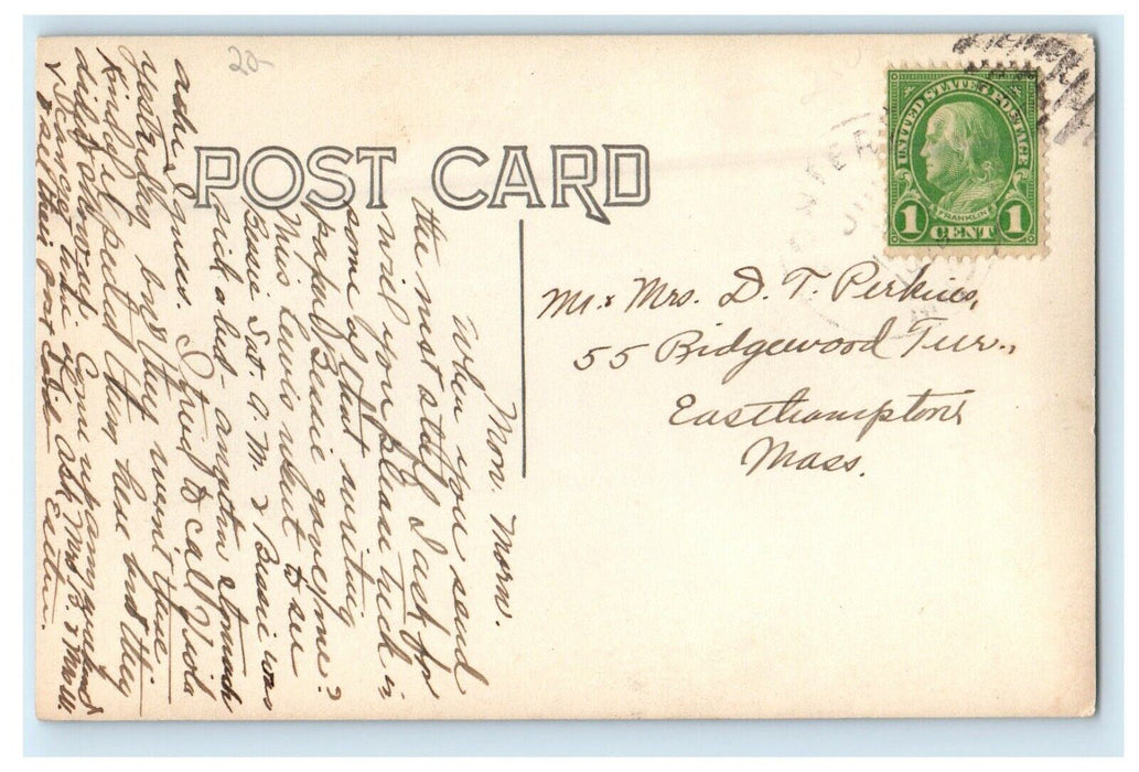 c1910's Bidwell Park Monterey Massachusetts MA RPPC Photo Antique Postcard