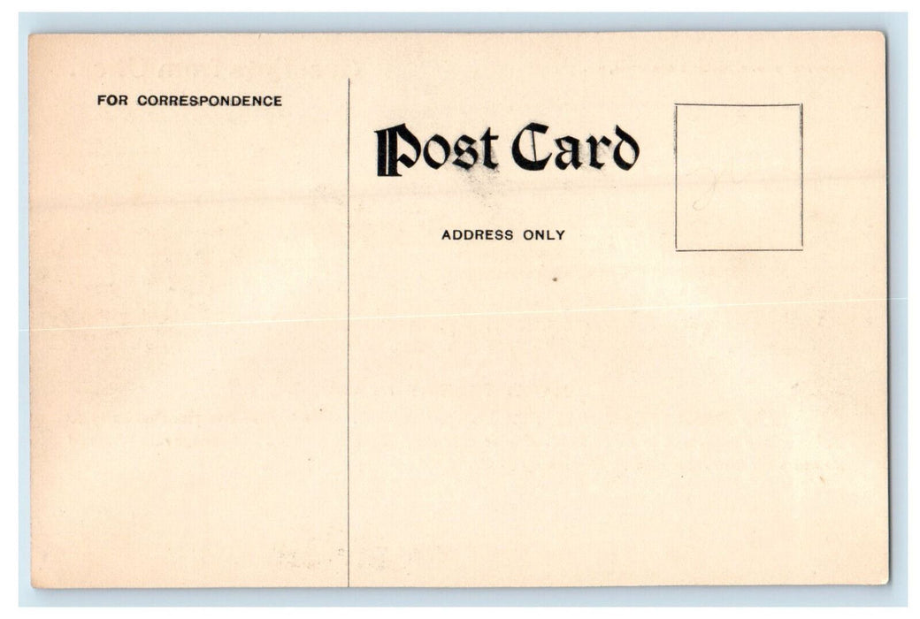 c1920s First Steam RR Train Rapid Transit, Greetings from Utica NY Postcard