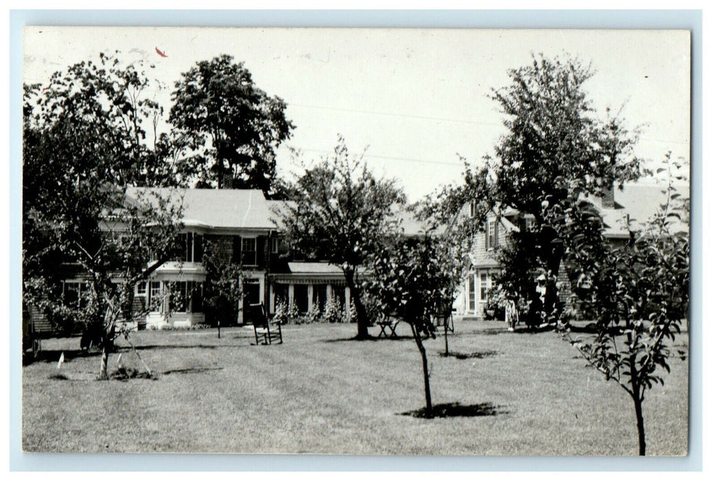 c1950's The View Of House Trees Petersham Massachusetts MA RPPC Photo Postcard