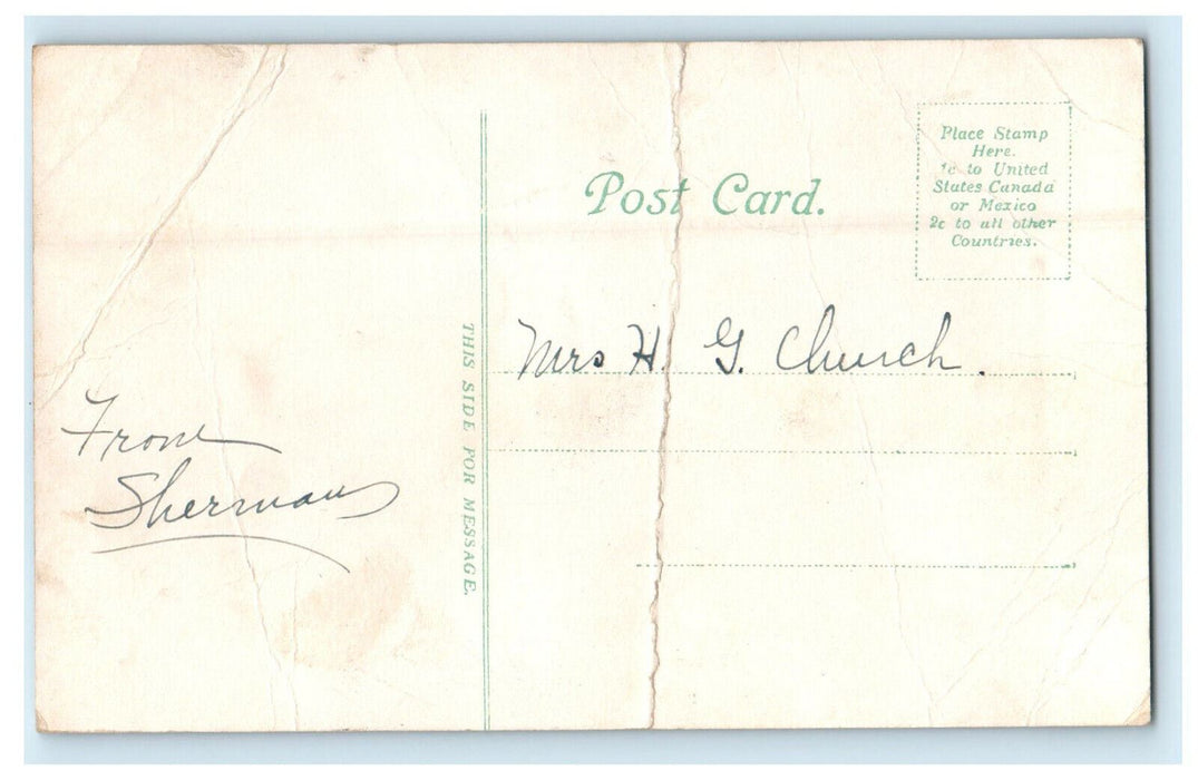 c1910s Lake Quinsigamond Looking North Worcester Massachusetts MA Postcard