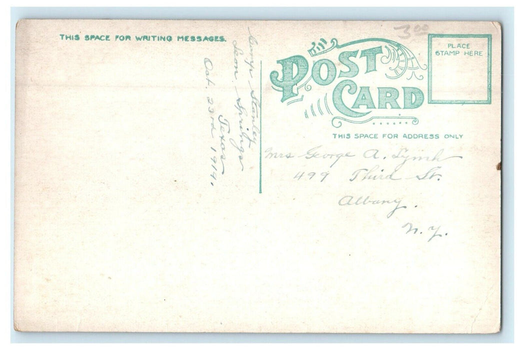 1919 Bird's Eye View Army Post Fort Sam Houston San Antonio Texas TX  Postcard