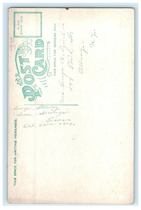 1919 Bird's Eye View Army Post Fort Sam Houston San Antonio Texas TX  Postcard