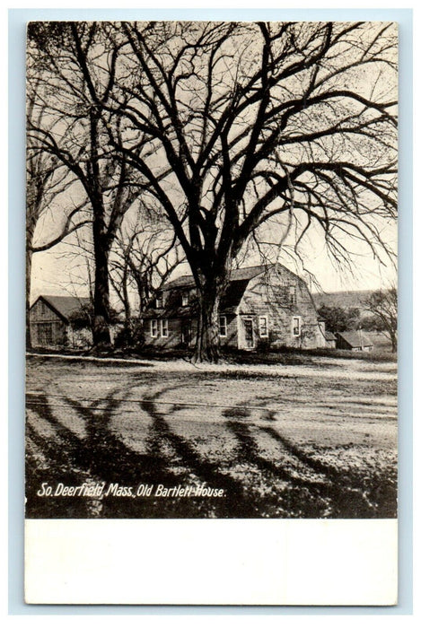 c1930's South Deerfield Massachusetts MA, Old Battle House RPPC Photo Postcard