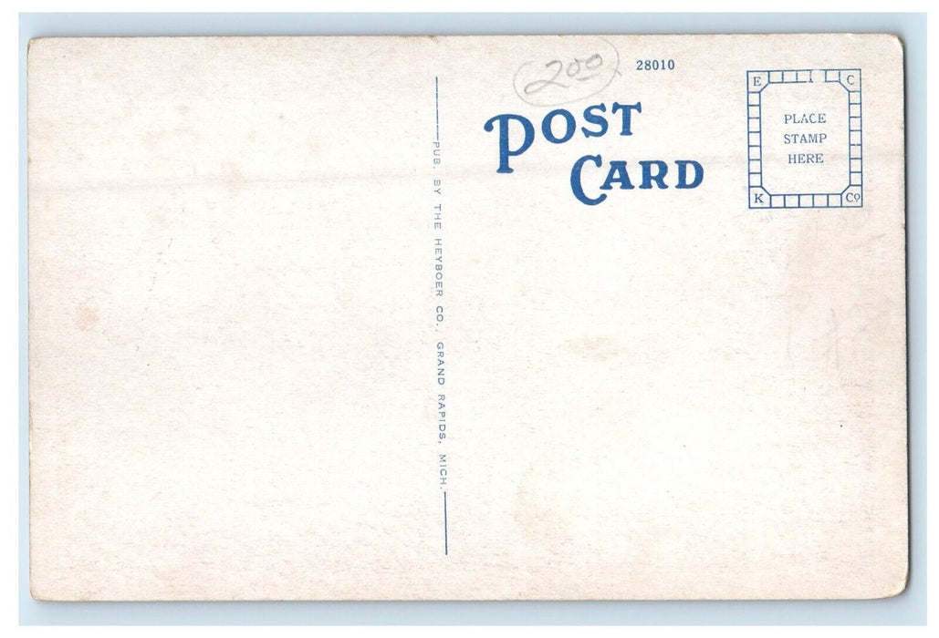 c1930's Blodgett Hospital And Nurse's Home Grand Rapids Michigan MI Postcard