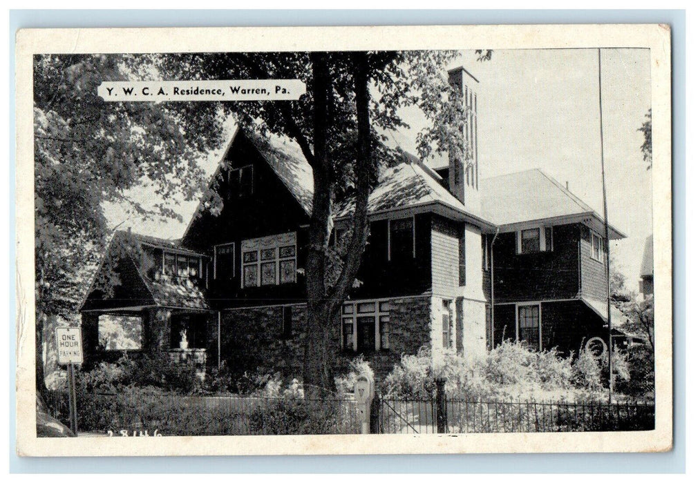 Y. W. C. A. Residence Warren Pennsylvania PA Unposted Vintage Postcard