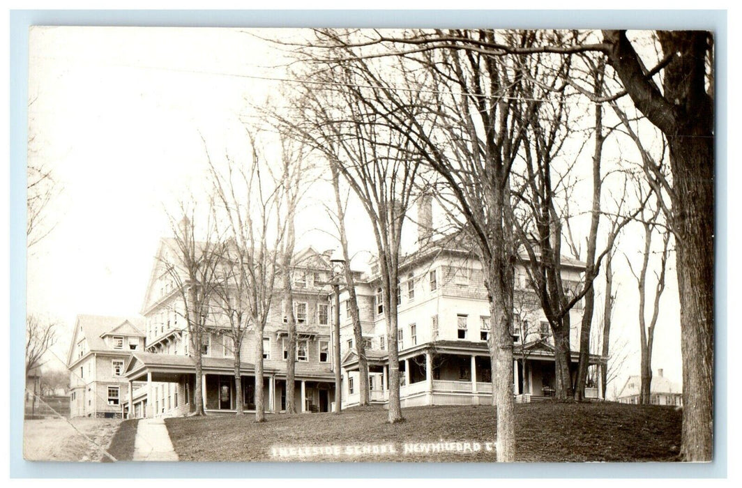 c1910's Ingleside School New Milford Connecticut CT RPPC Photo Antique Postcard