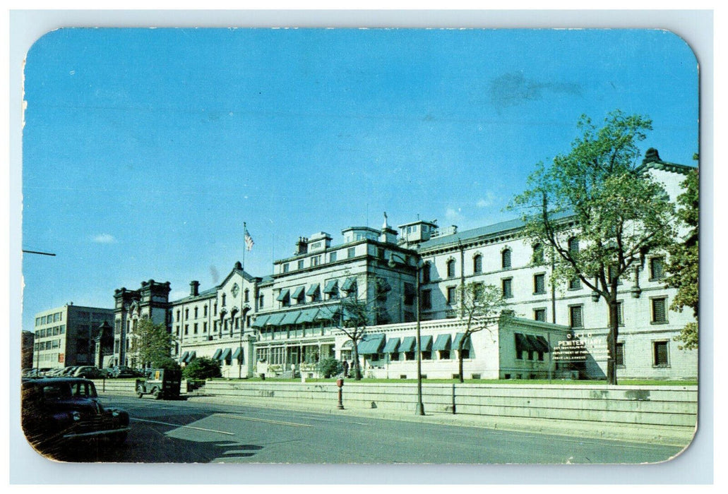 1952 Ohio State Penitentiary Columbus Ohio Posted Cancel Vintage Postcard