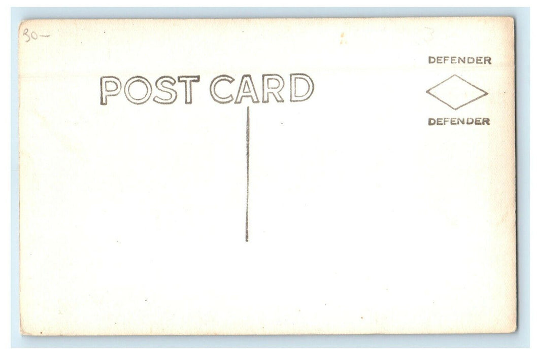 c1910's Statue Of Pumunangwet Indian Museum Harvard MA RPPC Photo Postcard