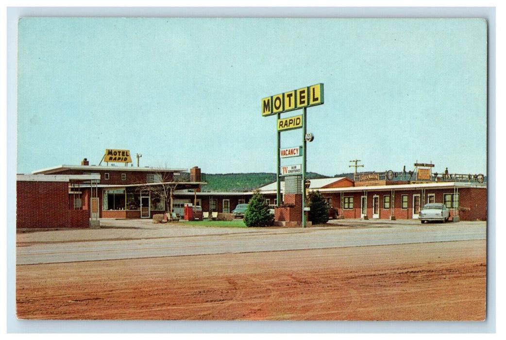 c1970s Motel Rapid West Rapid City South Dakota SD Vintage Postcard