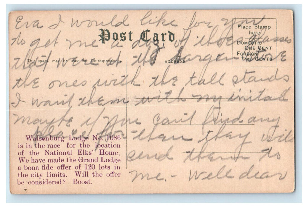 c1910s Wahatoya Canon, Huerfano Co. Colorado CO Posted Antique Postcard