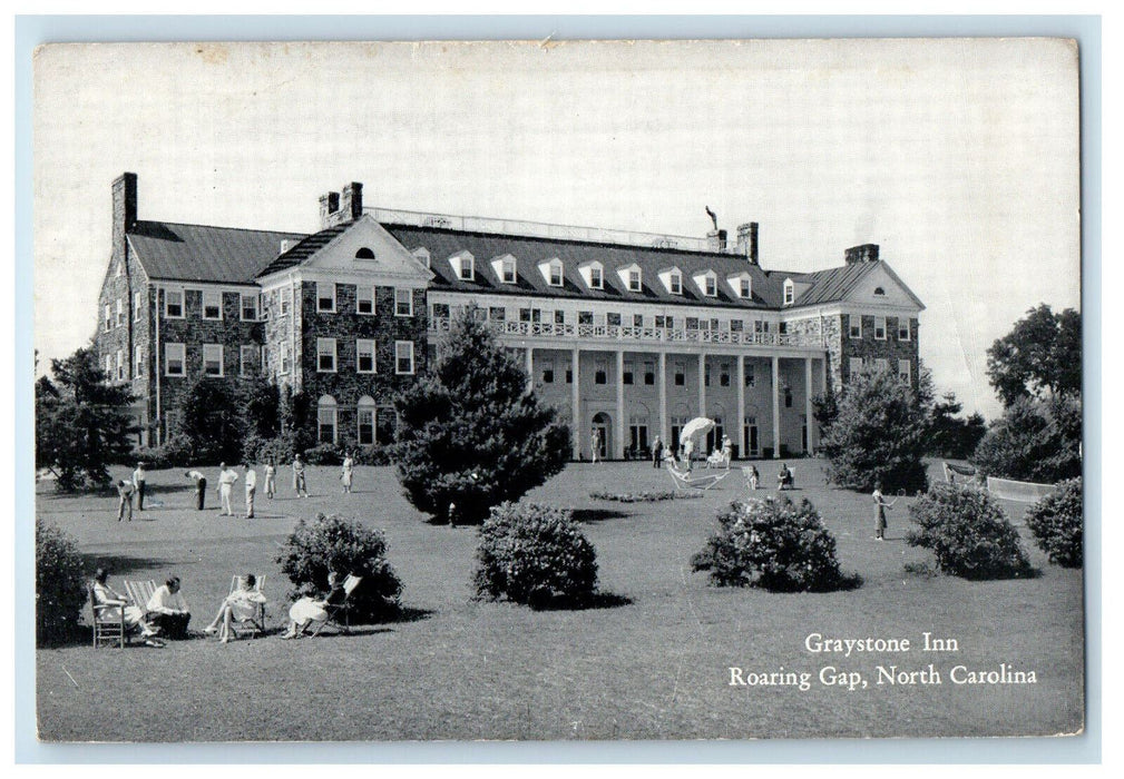 c1940s Graystone Inn Roaring Gap North Carolina NC Unposted Postcard