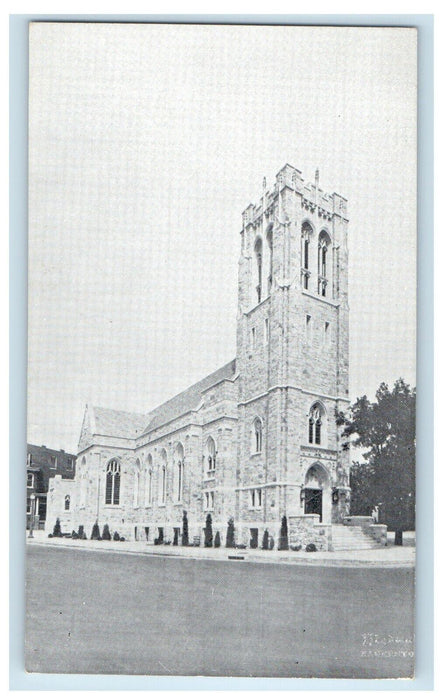 Hagerstown Maryland MD, St. Mark's Lutheran Church School Street View Postcard