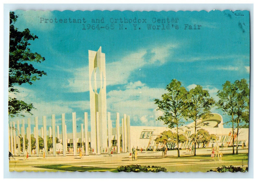 c1960s Protestant and Orthodox Center World's Fair in New York NY Postcard