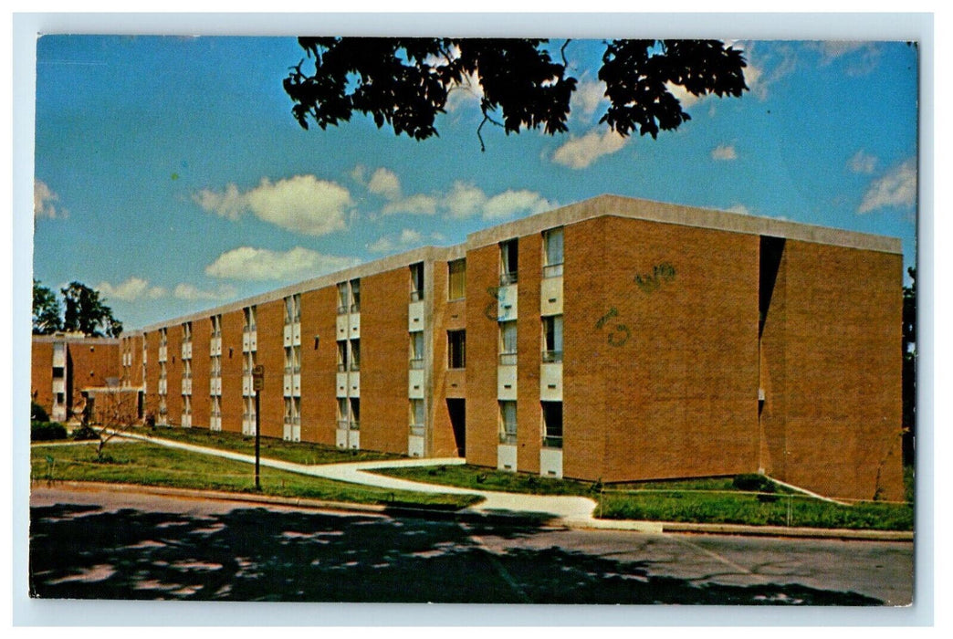 Atchison Kansas KS, Hemmen Residence Hall Mount St. Scholastica College Postcard