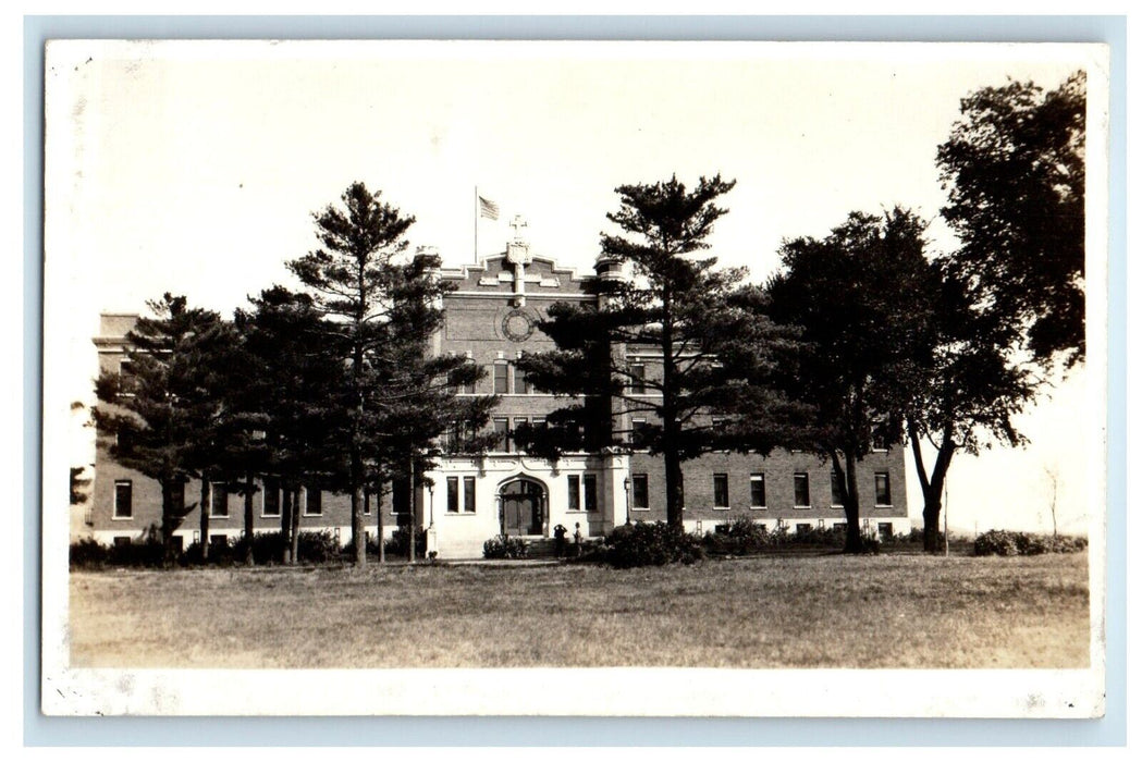 c1910's Prairie Du Chien Wisconsin WI, Campion College RPPC Photo Postcard