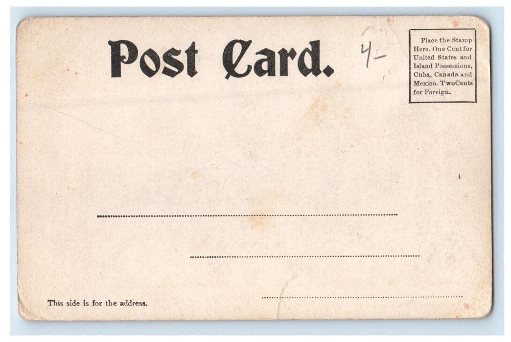 c1905 Lancy Street School Pittsfield Maine ME Pittsfield Drug Co. Postcard