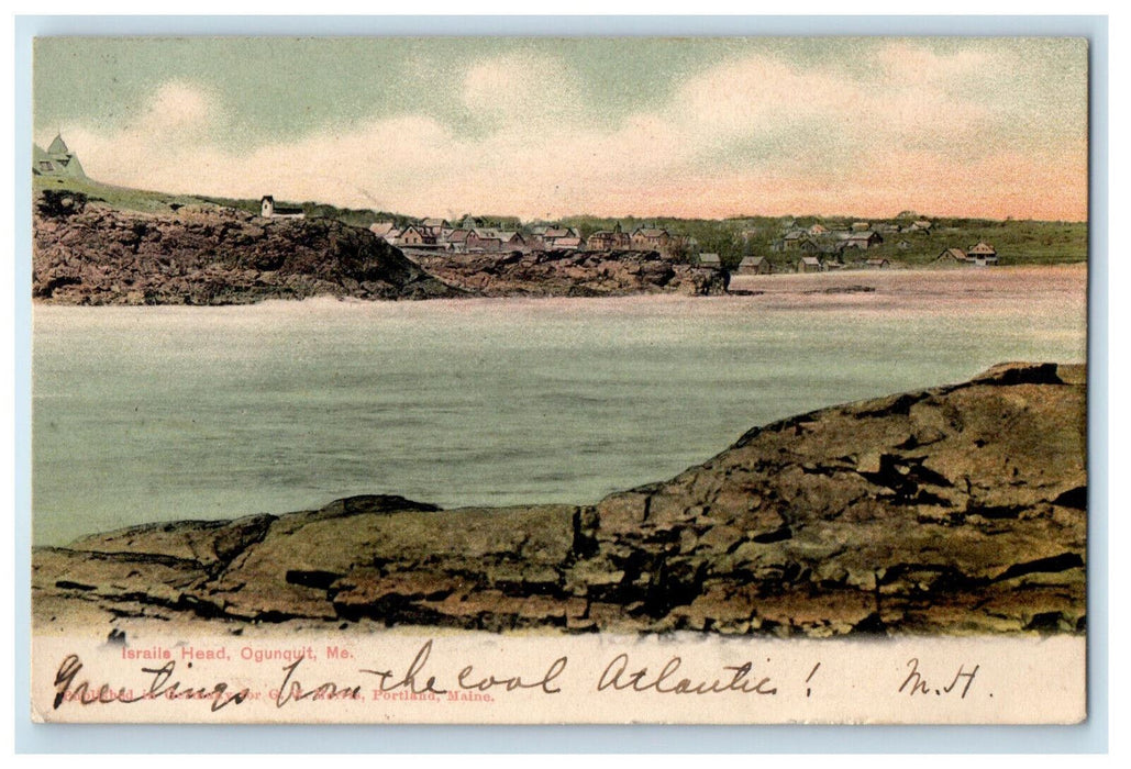 1907 Scene in Israils Head, Ogunquit Maine ME Posted Antique Postcard