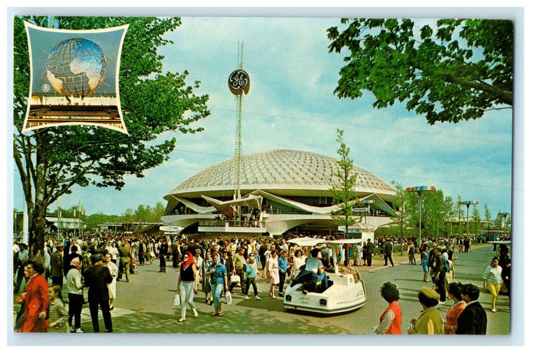c1960s General Electric Pavilion New York World's Fair NY Unposted Postcard