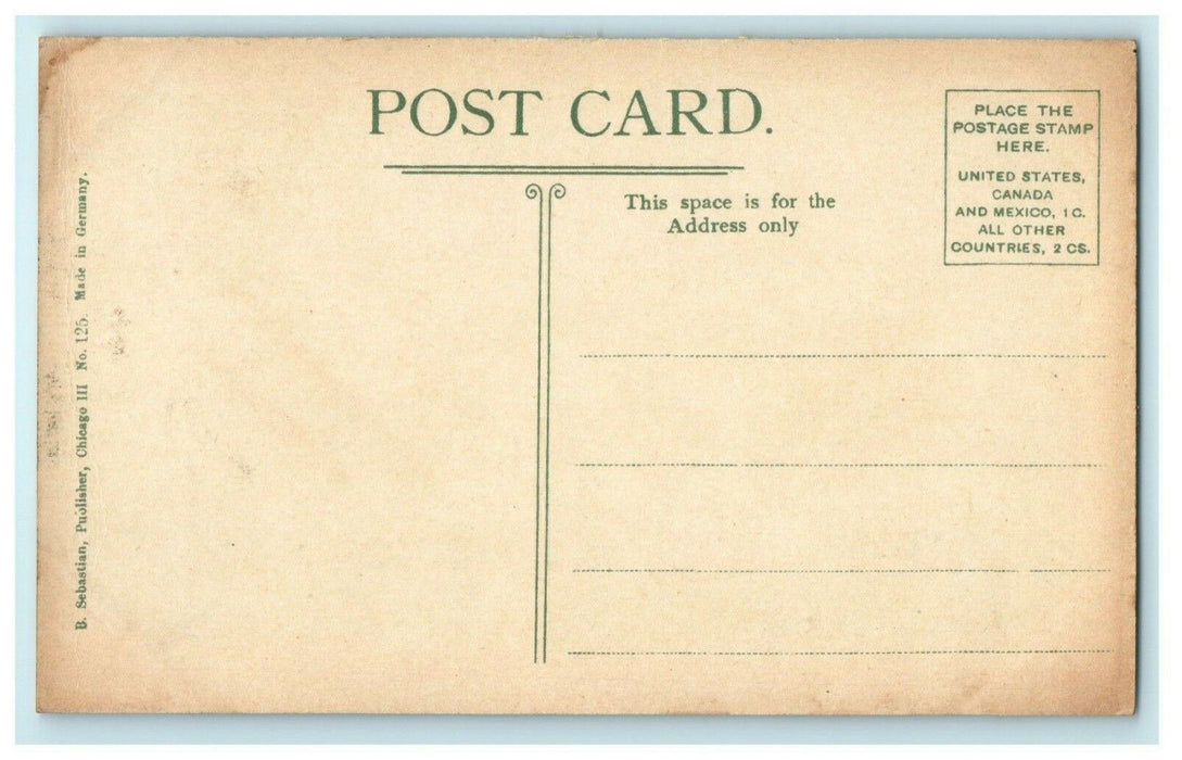 Split Rock Near Starved Rock Illinois - c1910 Unused Antique Postcard