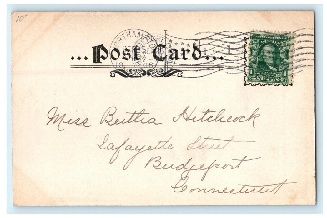 1906 Main Entrance Smith College Hall Northampton Massachusetts MA Postcard